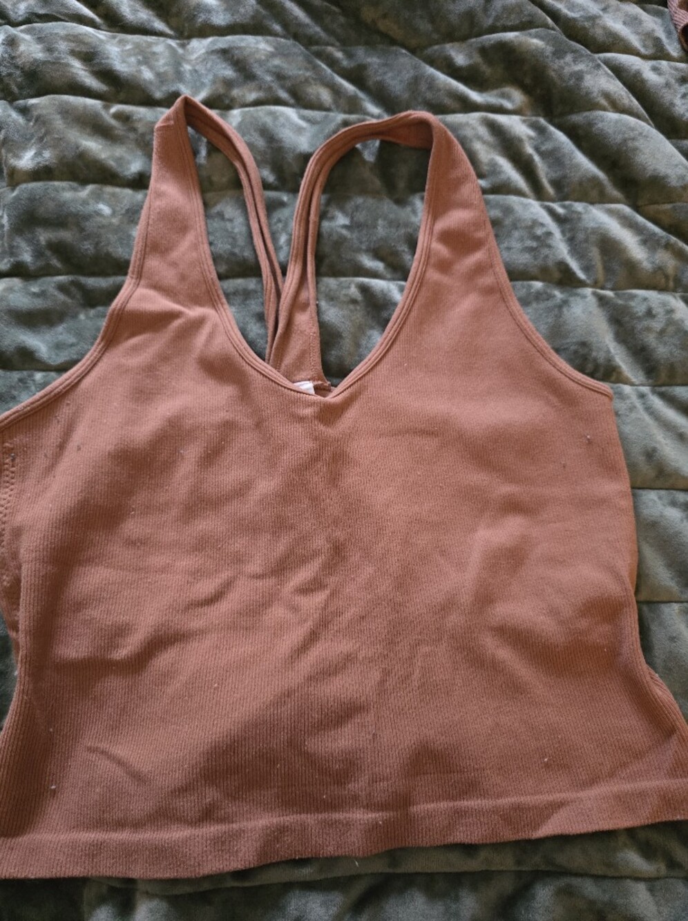 (Set Of 4) Ribbed Brami Cropped Tank Tops - Picture 9 of 11